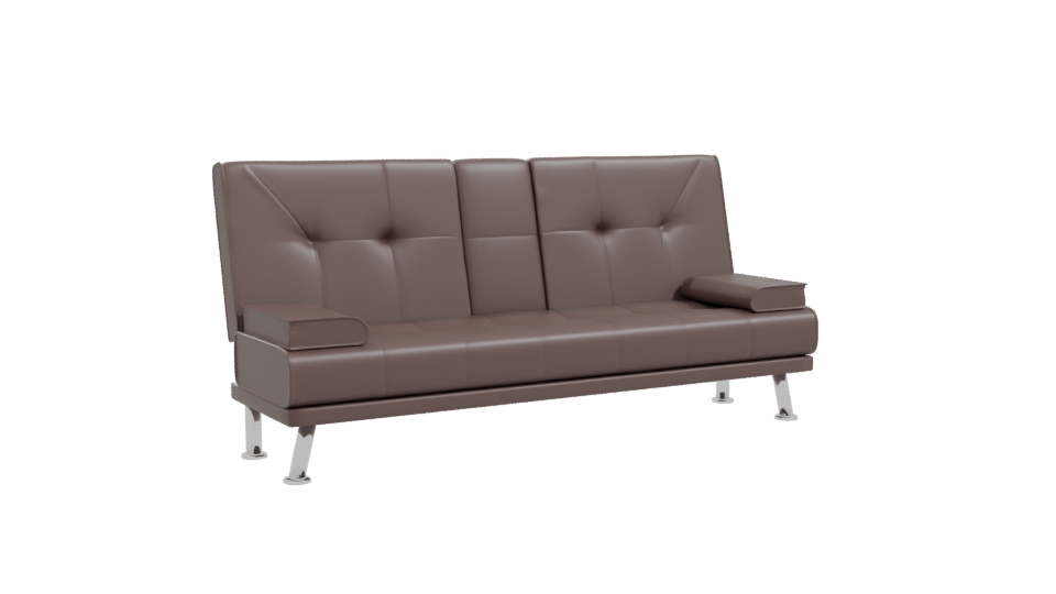 Stylish Brown Sofa Model 3D - Professional 3D Model Render 10