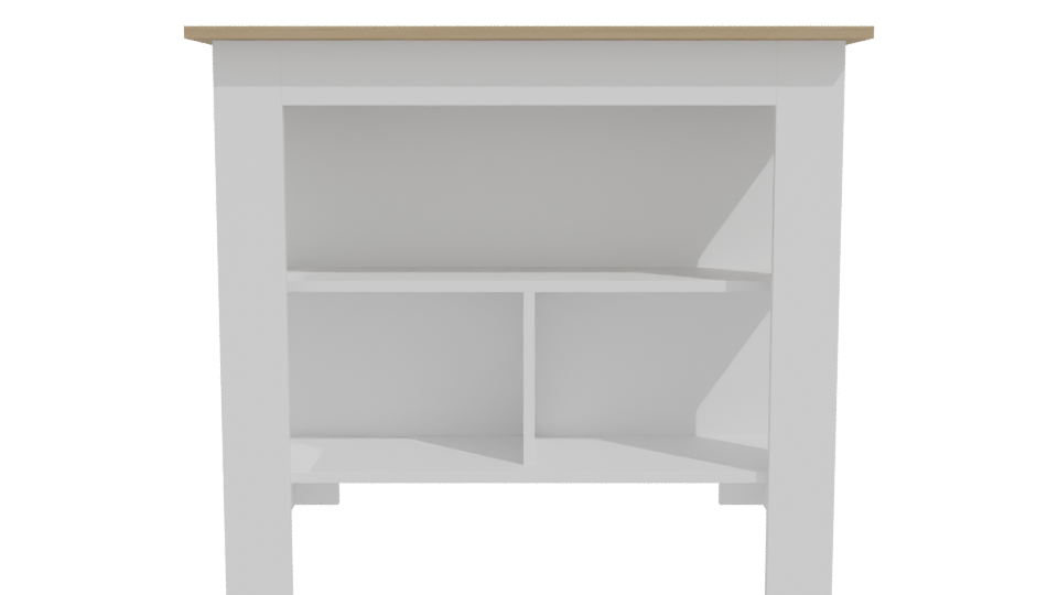 Minimalist Wooden Table Model - Professional 3D Model Render 11