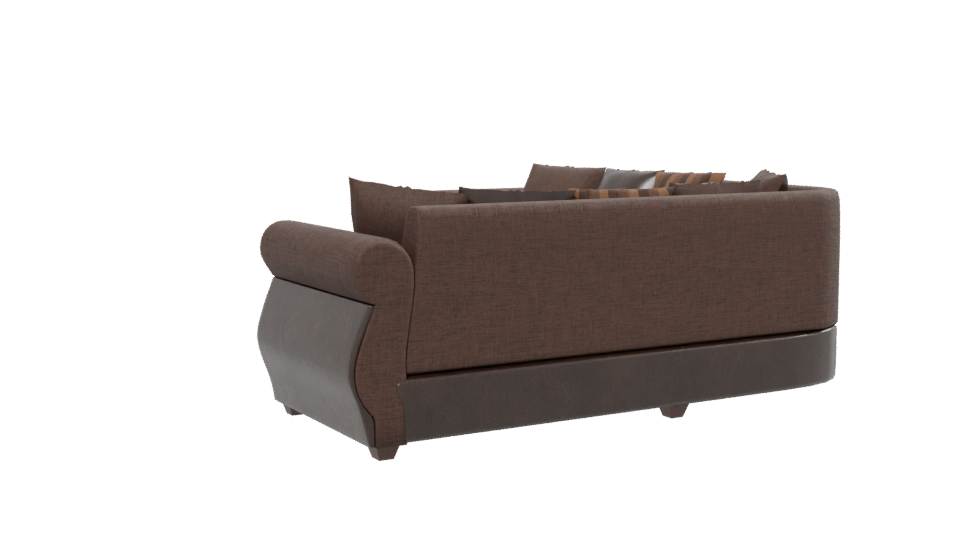 Luxurious L-Shaped Sofa Model - Professional 3D Model Render 13