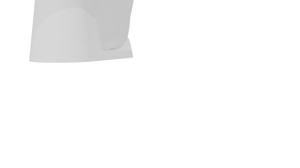 Minimalist Bathroom Toilet Model - Professional 3D Model Render 6