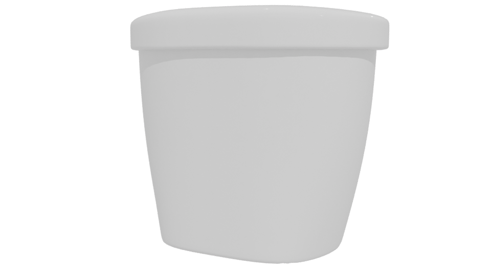 Minimalist White Pot 3D Model - Professional 3D Model Render 12