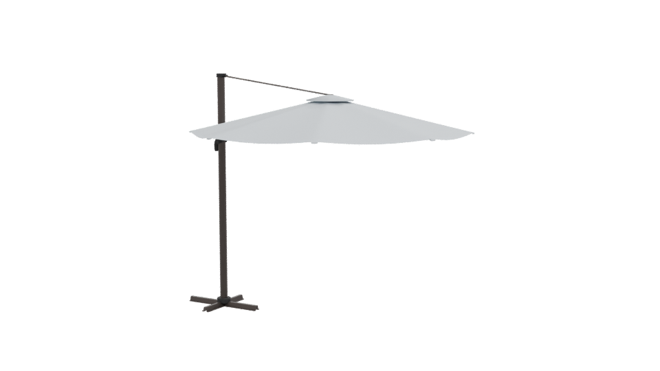 Stylish Outdoor Umbrella Model - Professional 3D Model Render 12