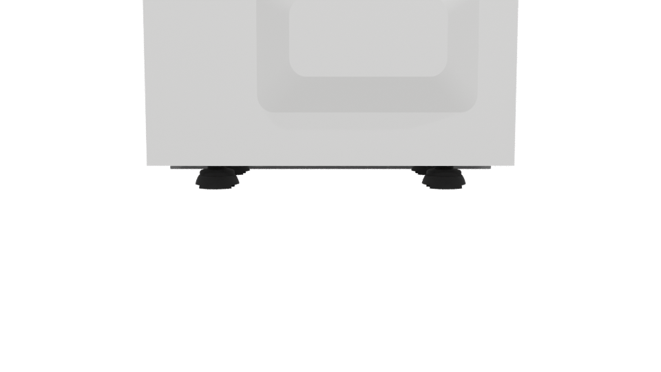 Sleek Modern Microwave Oven 3D Model - Professional 3D Model Render 5