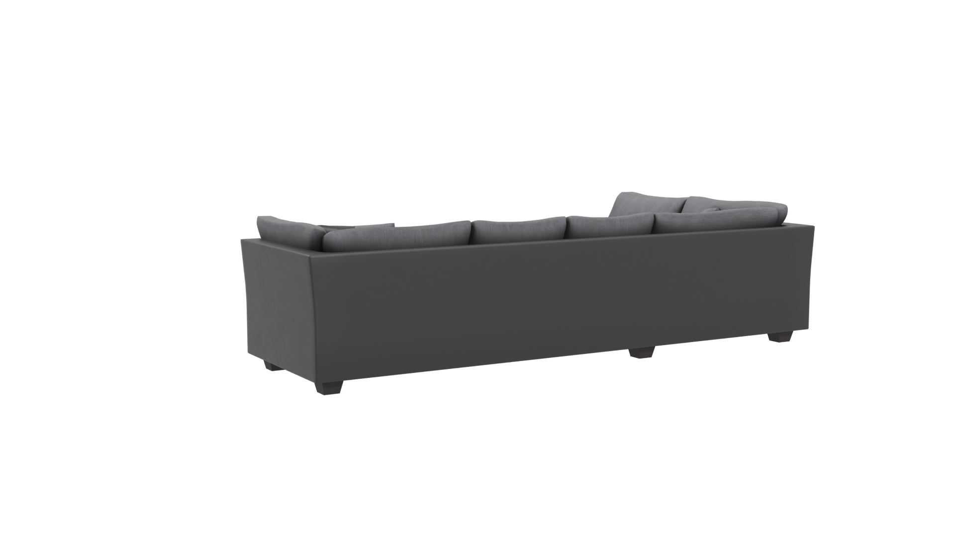 Luxurious Modern L-Shaped Sofa - Professional 3D Model Render 4