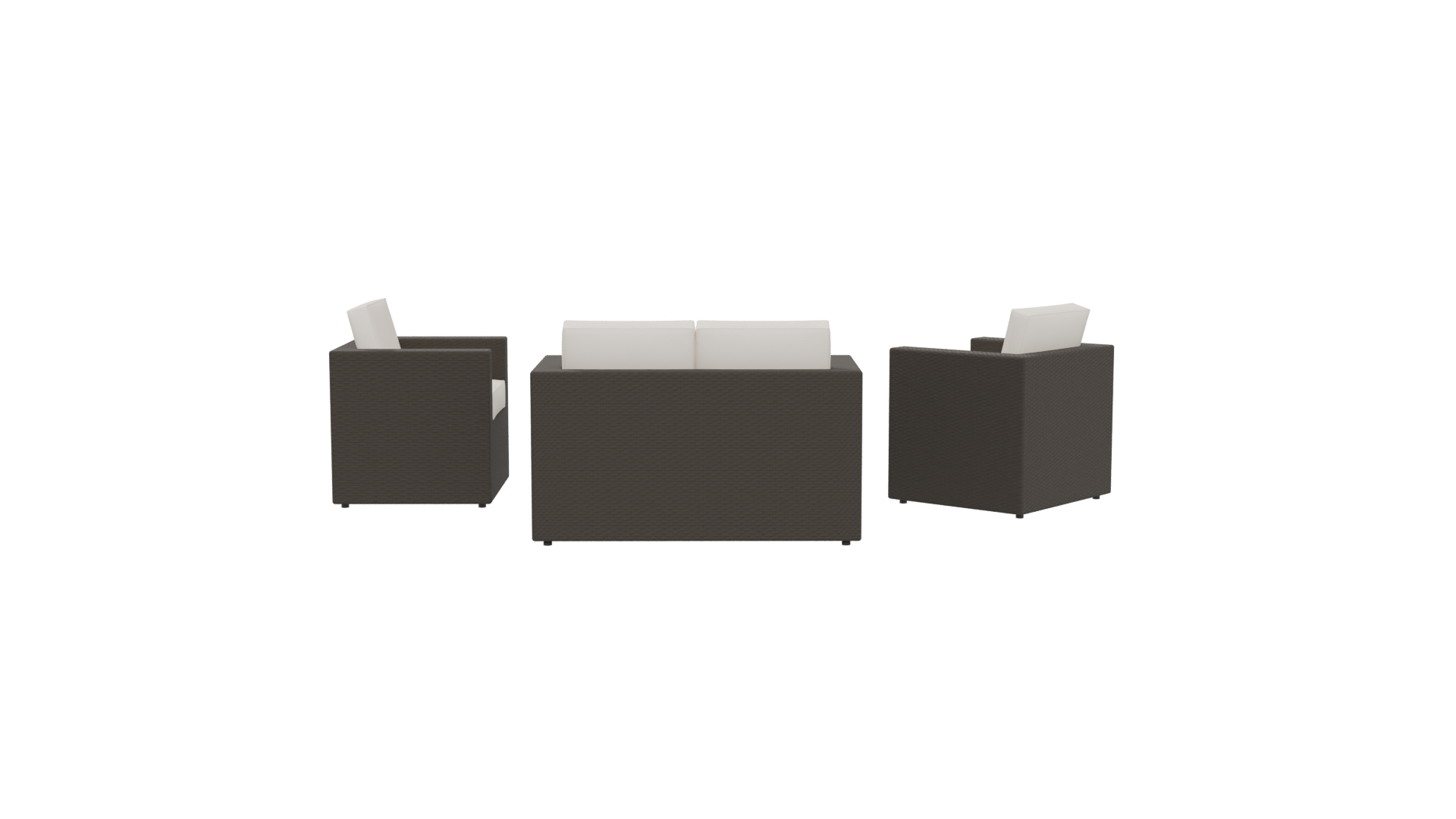 Modern Outdoor Furniture Set 3D - Professional 3D Model Render 5