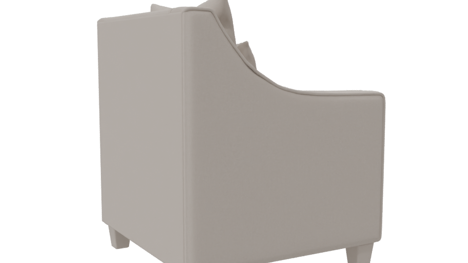 Stylish Modern Accent Chair 3D - Professional 3D Model Render 7