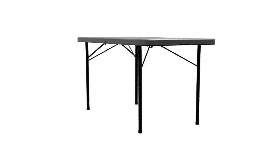 Sleek Modern Folding Table 3D Model - Professional 3D Model Render 7