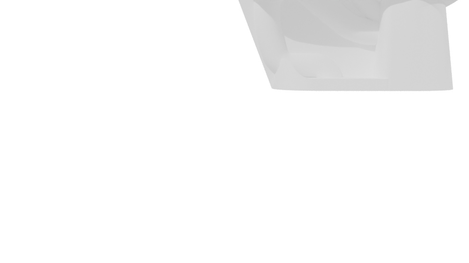 Minimalist Bathroom Toilet Model - Professional 3D Model Render 2