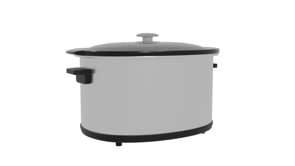 Multi-Functional Slow Cooker 3D - Professional 3D Model Render 4