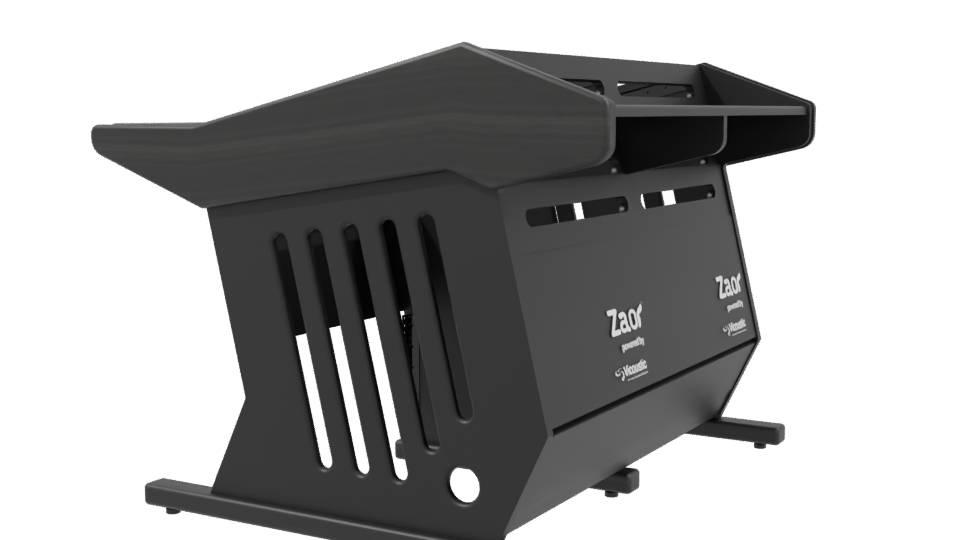 Maestro 24+12 Black Table Model - Professional 3D Model Render 3