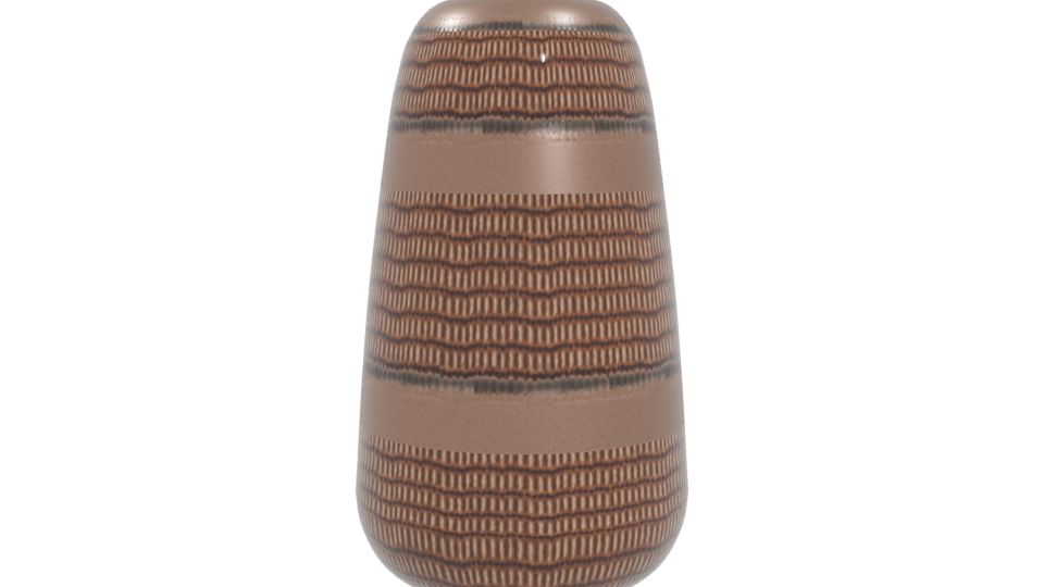 Stylish Ceramic Vase 3D Model - Professional 3D Model Render 4