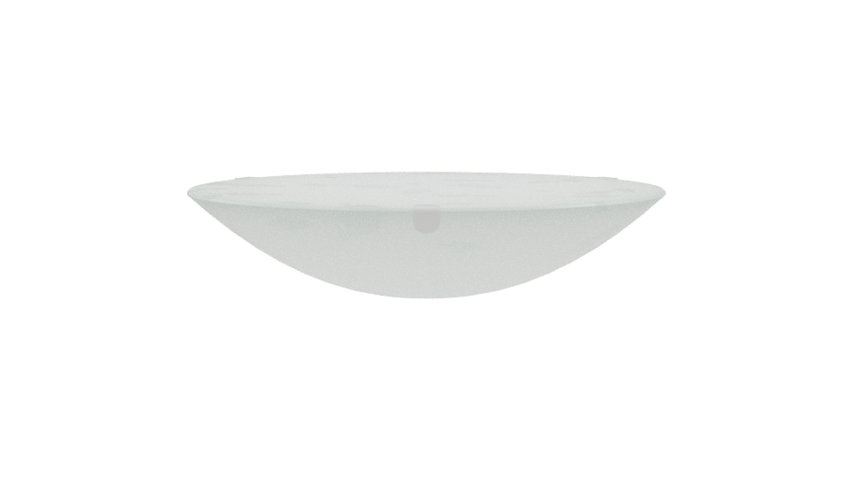 Elegant Shallow Glass Bowl 3D - Professional 3D Model Render 9