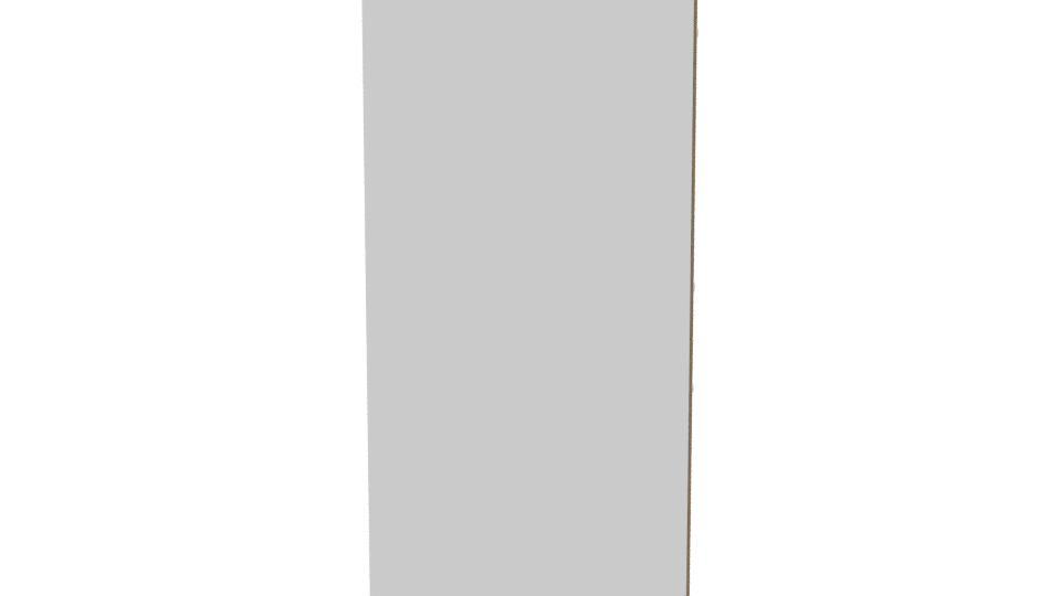 Minimalist Modern Shelf 3D Model - Professional 3D Model Render 2