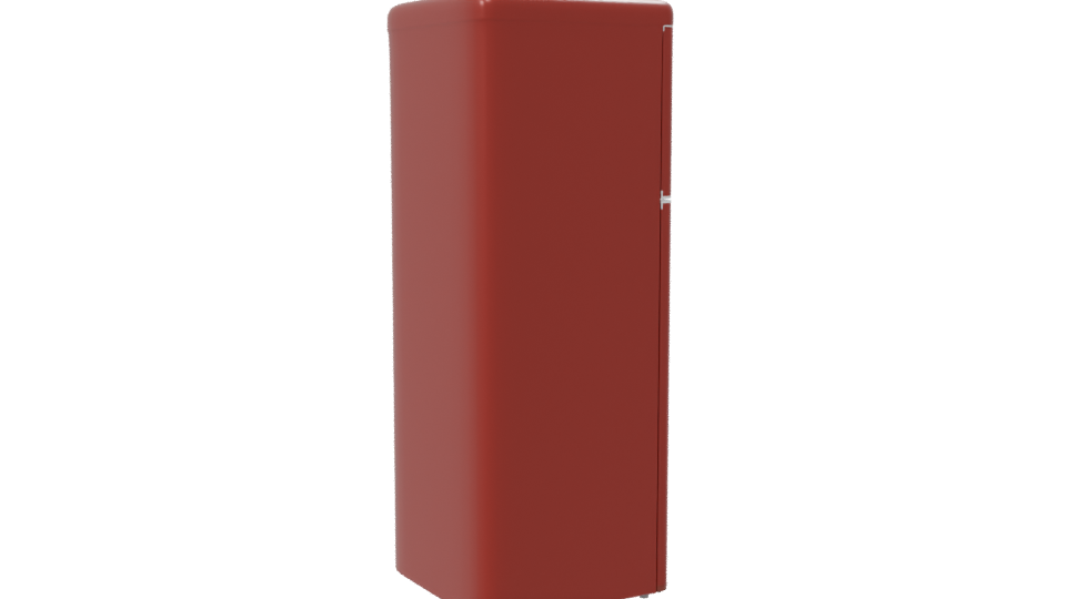 Retro Refrigerator 3D Model - Professional 3D Model Render 7