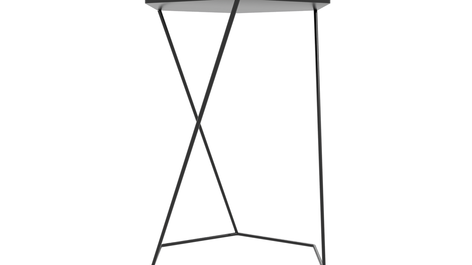 Minimalist Metal Side Table 3D - Professional 3D Model Render 11