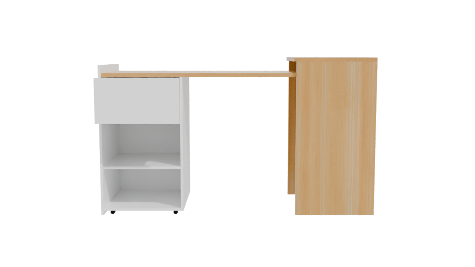 Modern Desk 3D Model - Professional 3D Model Render 11