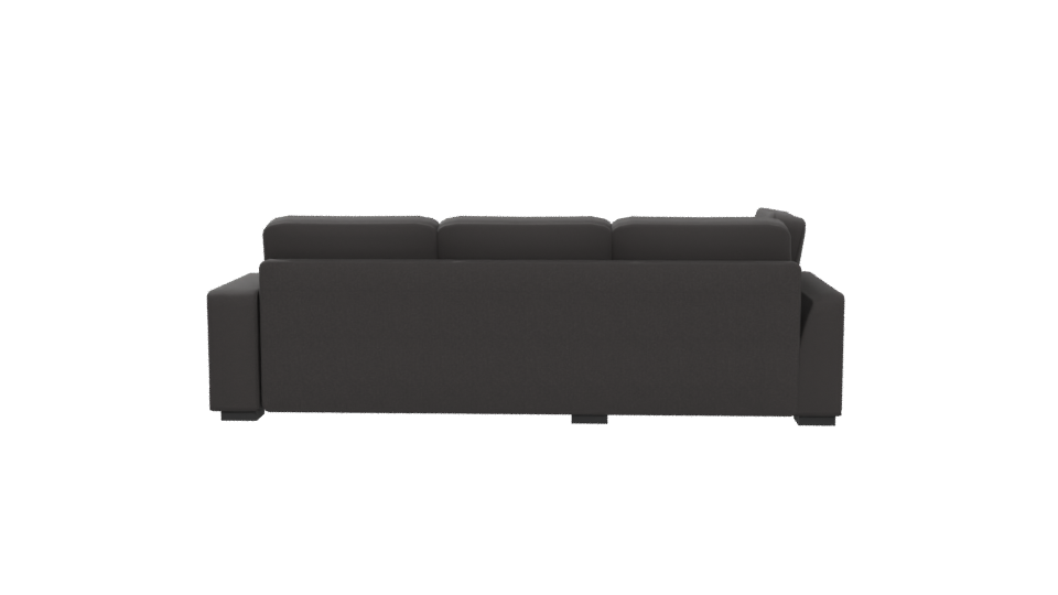 Contemporary L-Shaped Sofa Model 3D - Professional 3D Model Render 5