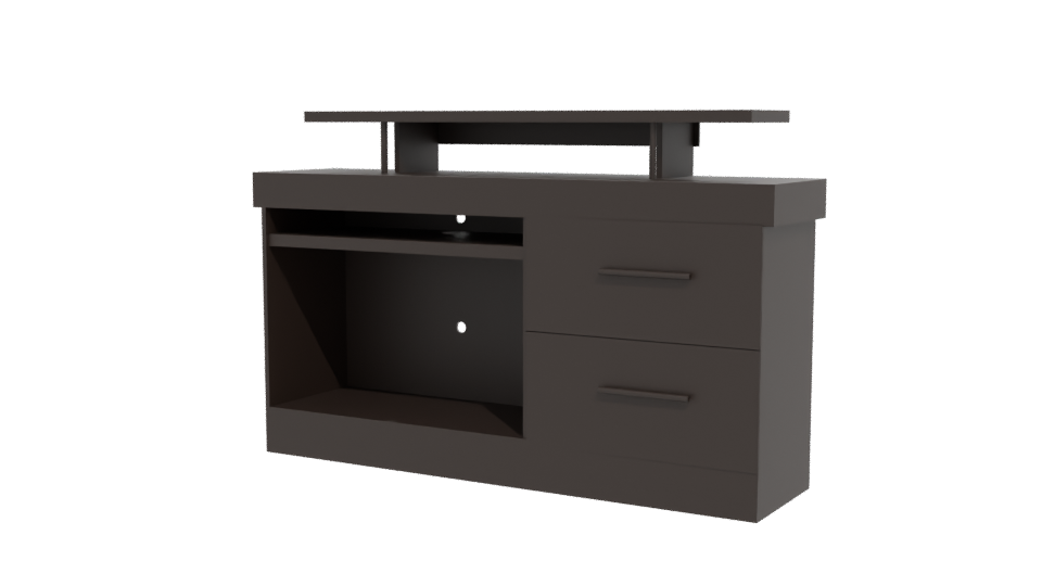 Minimalist Storage Cabinet 3D Model - Professional 3D Model Render 12