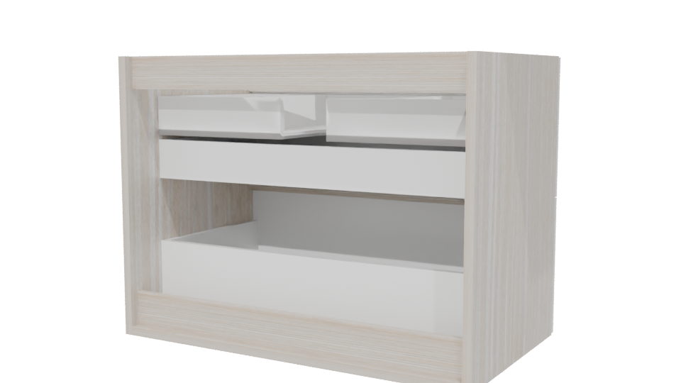 Sleek Minimalist Bathroom Vanity 3D - Professional 3D Model Render 6