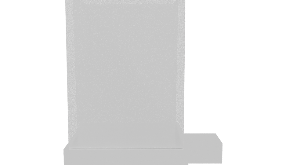 Minimalist Display Stand 3D Model - Professional 3D Model Render 2