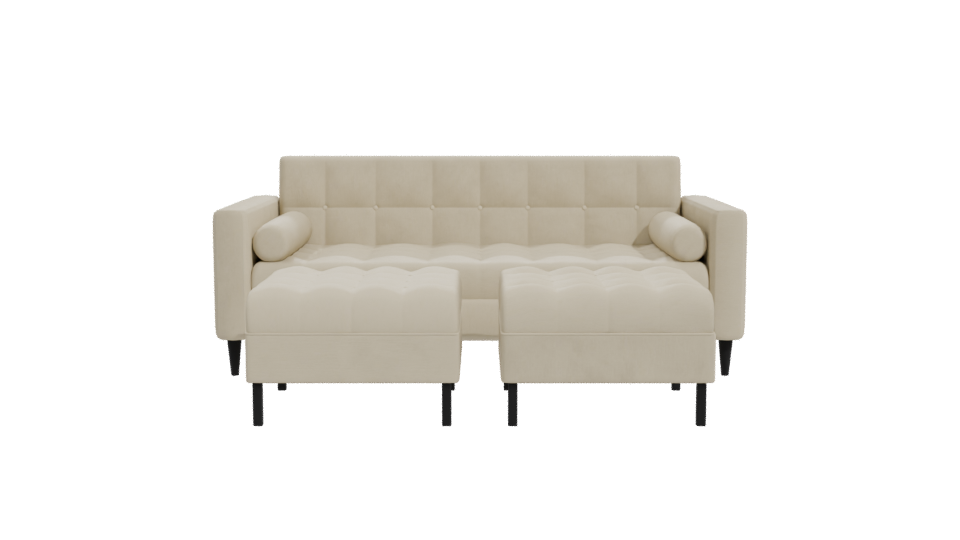 Stylish Modern Sofa 3D Model - Professional 3D Model Render 11