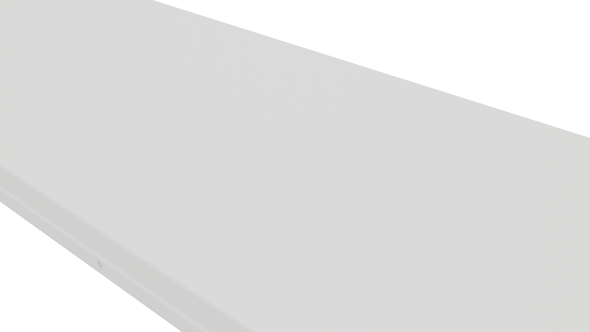 Minimalist Flat Shelf 3D Model - Professional 3D Model Render 6