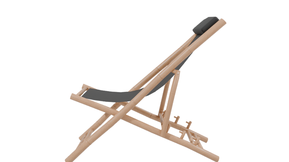 Modern Lounge Chair 3D Model - Professional 3D Model Render 2