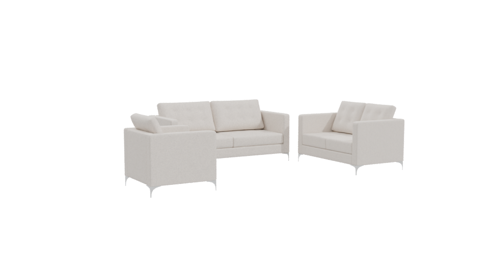 Elegant Modern Sofa Set 3D - Professional 3D Model Render 10