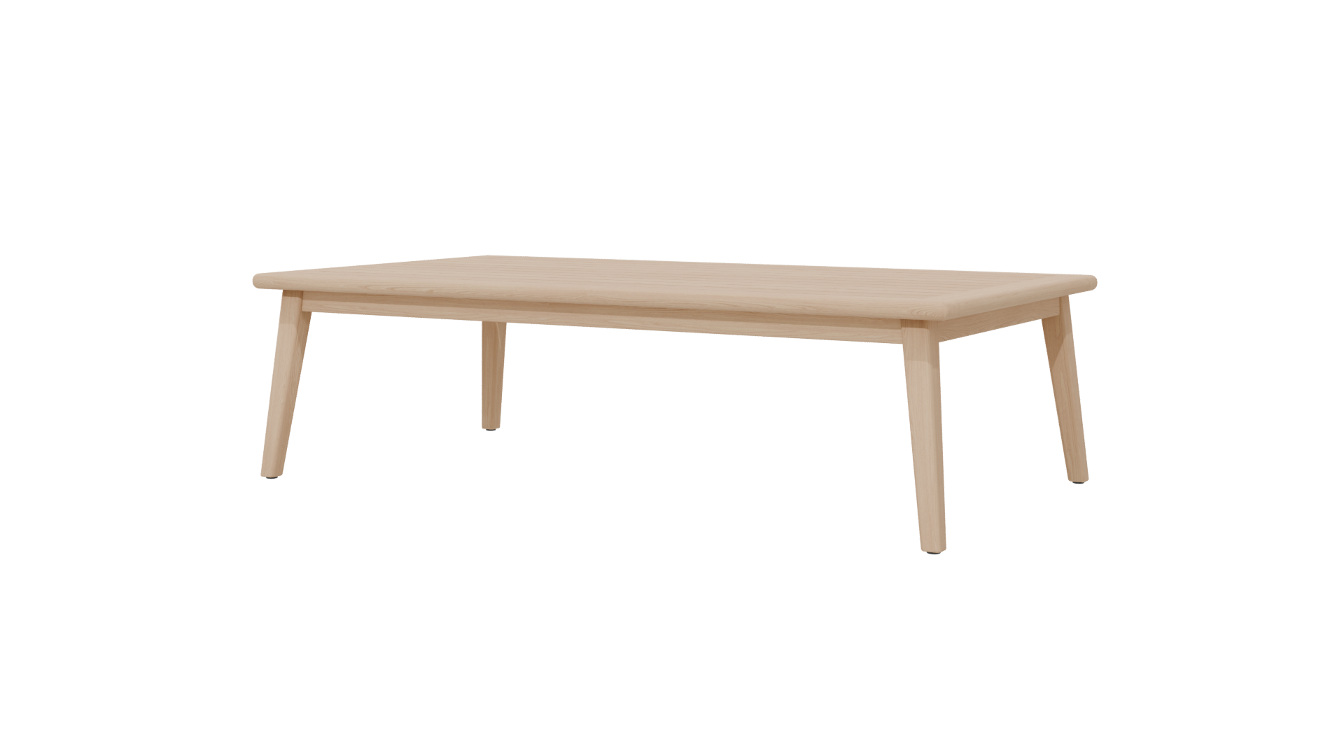 Sleek Modern Wooden Dining Table 3D Model - Professional 3D Model Render 18