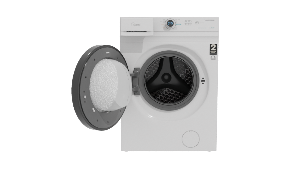 Modern Washing Machine 3D Model - Professional 3D Model Render 11