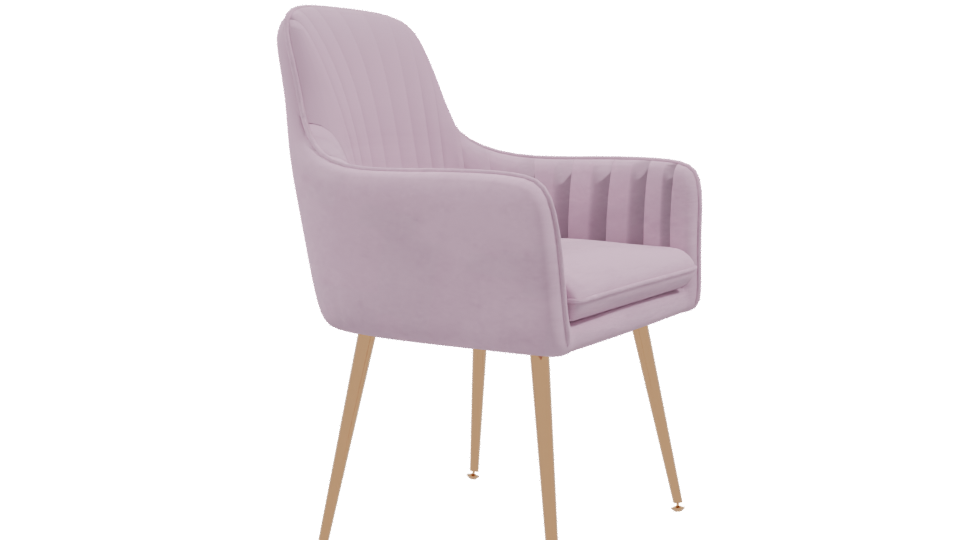 Stylish Modern Accent Chair 3D Model - Professional 3D Model Render 9