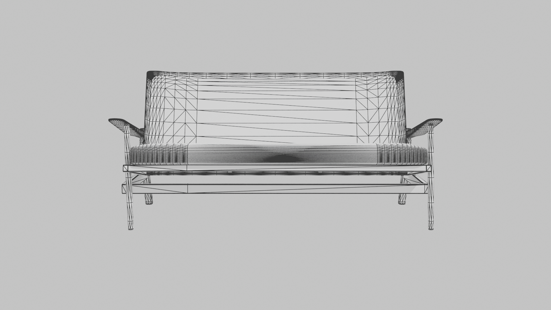Sofa 2.5 Seats 3D Model - Professional 3D Model Render 16