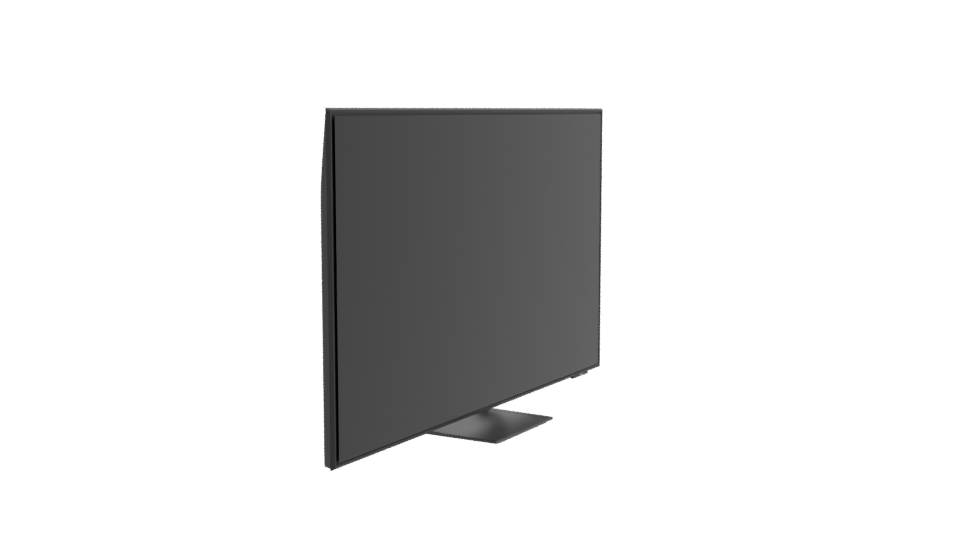 Sleek Modern Flat Screen TV 3D - Professional 3D Model Render 9