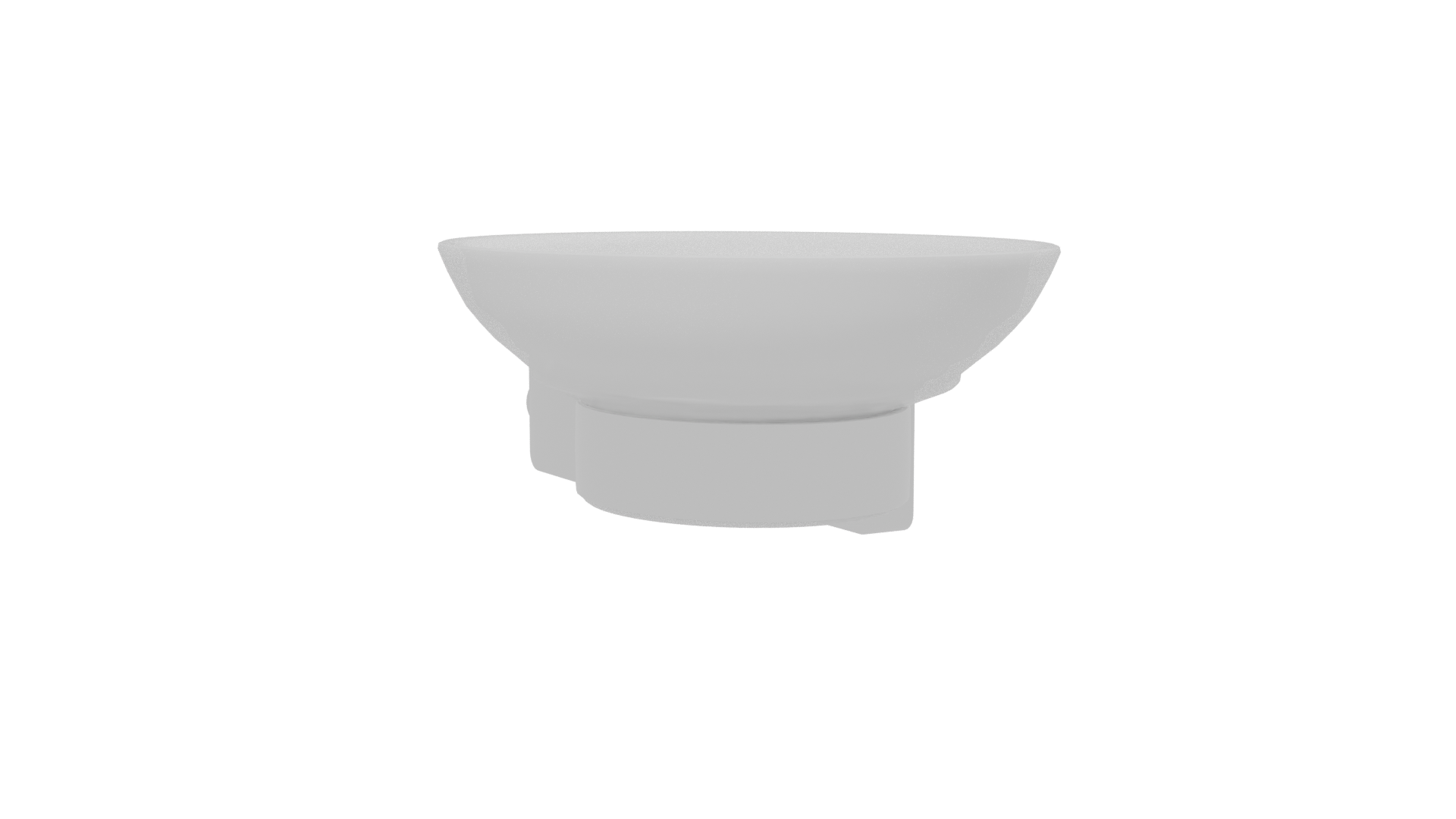 Modern Wall-Mounted Soap Dish 3D - Professional 3D Model Render 13