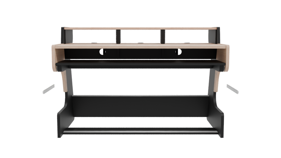 Contemporary Corner Desk Model - Professional 3D Model Render 11