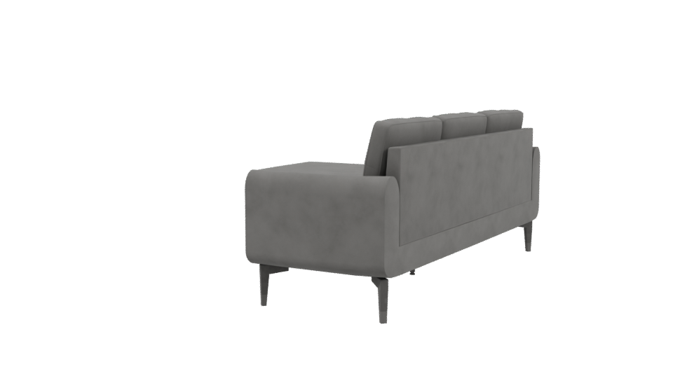 Stylish Modular Sofa 3D Model - Professional 3D Model Render 3