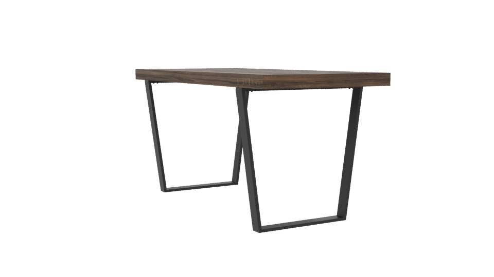 Stylish Wooden Office Table 3D - Professional 3D Model Render 13