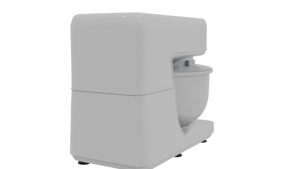 Stylish Stand Mixer 3D Model - Professional 3D Model Render 3