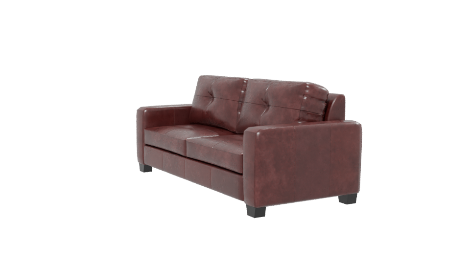 Luxury Modern Leather Sofa 3D Model - Professional 3D Model Render 13