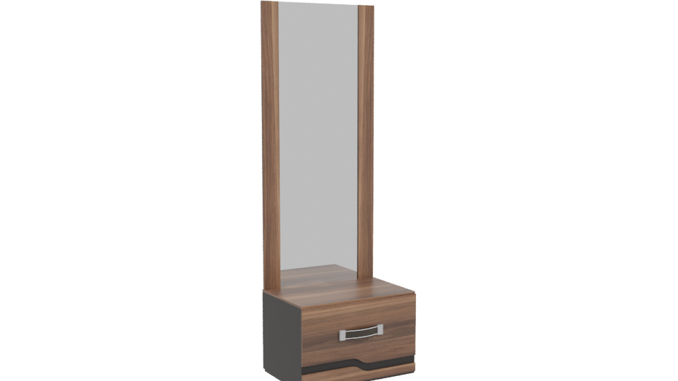 Stylish Wooden Mirror Cabinet 3D - Professional 3D Model Render 10