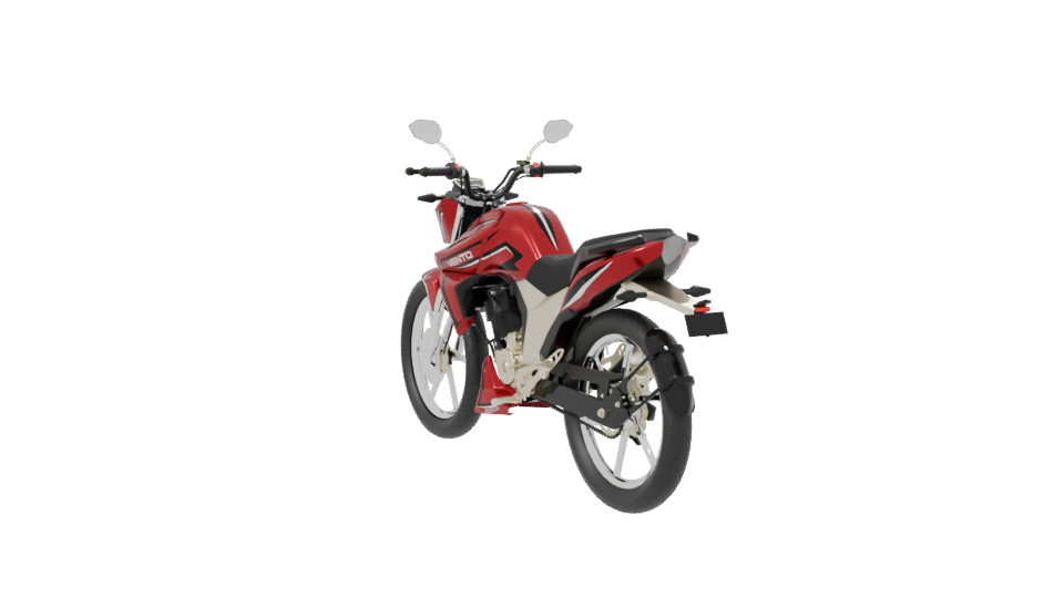 Moto Vento Storm 250cc Motorcycle 3D - Professional 3D Model Render 7