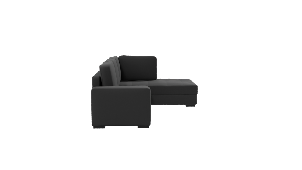 Contemporary Sectional Sofa 3D Model - Professional 3D Model Render 8