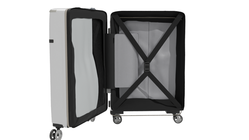 Stylish Luggage Suitcase Model - Professional 3D Model Render 11