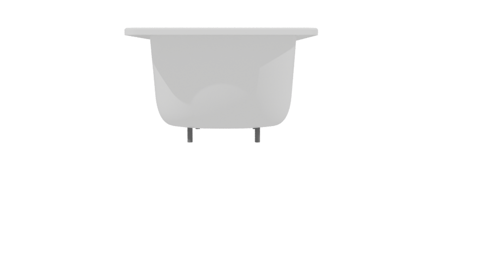 Contemporary Freestanding Bathtub 3D Model - Professional 3D Model Render 2