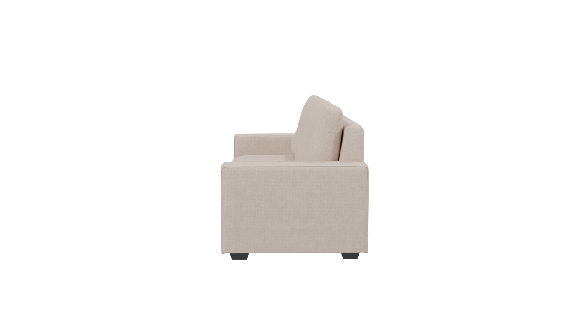 Contemporary Fabric Sofa 3D Model - Professional 3D Model Render 2