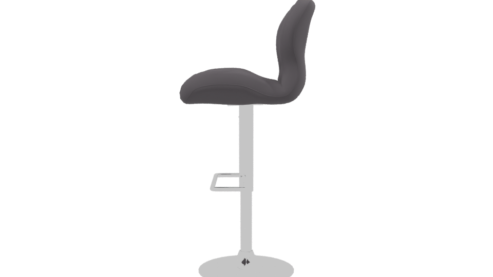 Stylish Modern Bar Stool 3D - Professional 3D Model Render 2