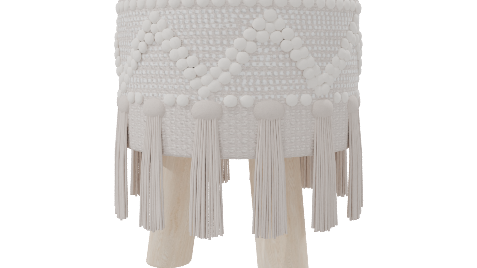 Stylish Macrame Plant Holder 3D - Professional 3D Model Render 8