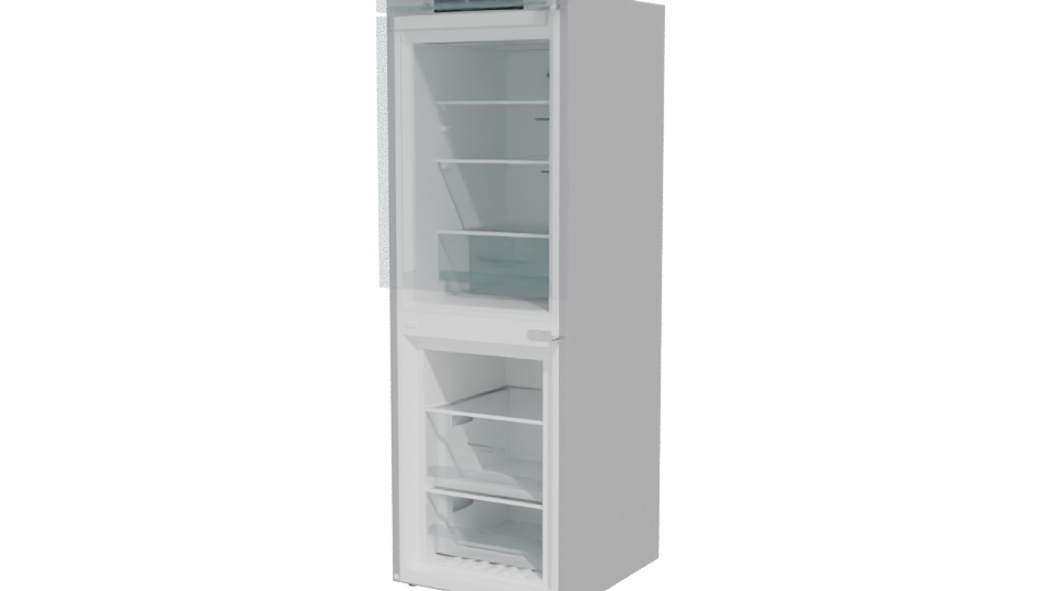 Sleek Refrigerator 3D Model - Professional 3D Model Render 12