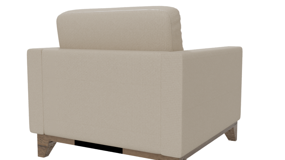 Stylish Modern Armchair 3D - Professional 3D Model Render 6