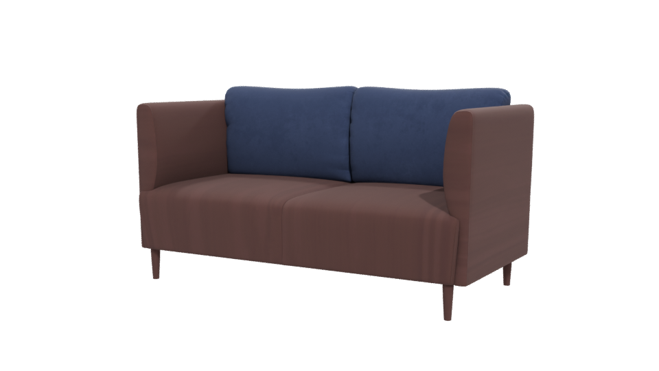 Stylish Two-Seat Sofa Model - Professional 3D Model Render 12
